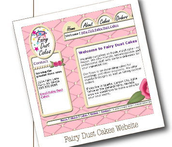 Fairy Dust Cakes Website